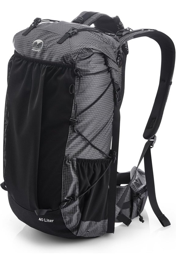 45L Rock Internal Frame Hiking Backpack for Outdoor Camping Travel Backpacking, Ultralight Backpack for Adults