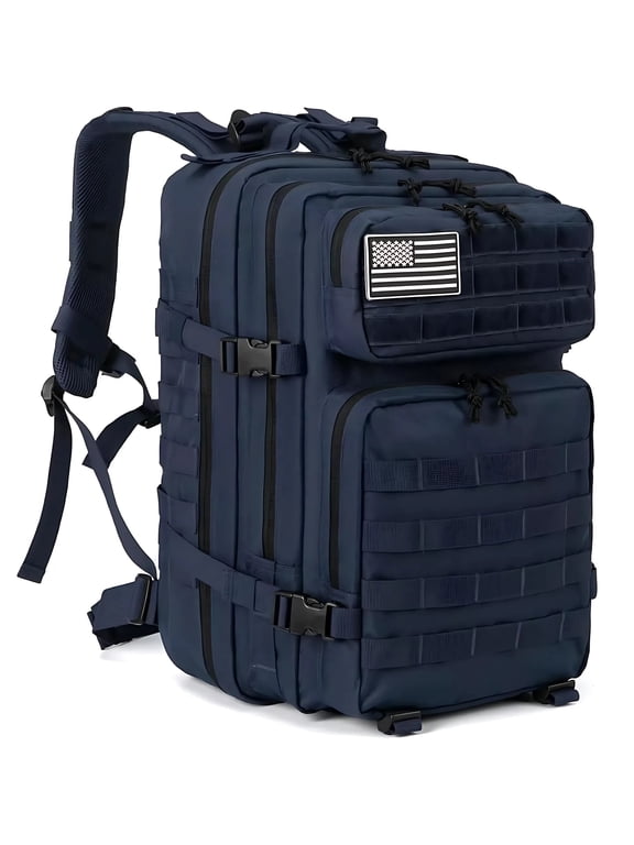 45L Tactical Backpack,900D Oxford Waterproof Material For Outdoor Hiking Camping & Travel Bag