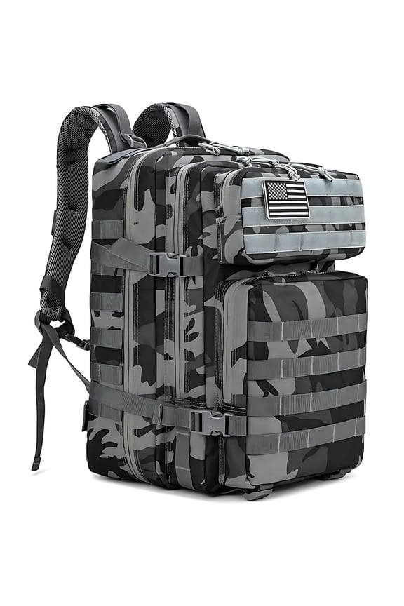 45L Tactical Backpack,900D Oxford Waterproof Material For Outdoor Hiking Camping & Travel Bag