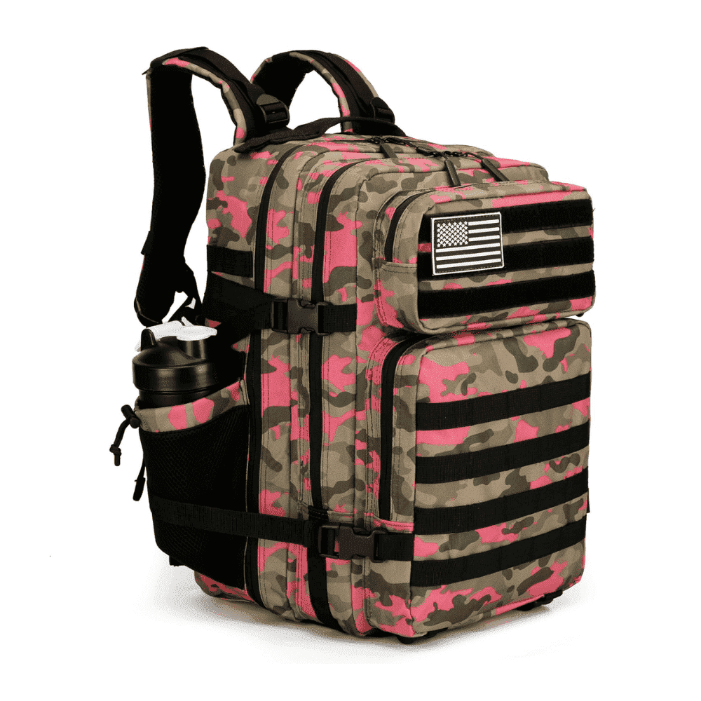 PAKNADA 45L Tactical Backpack,900D Oxford Waterproof Material For Outdoor Hiking Camping & Travel Bag