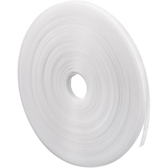 45M Polyester & Plastic Boning Horsehair Braid Crinoline for Sewing Wedding Dress Dance Formal Dress Accessories Skirt Gown WhiteSmoke 10x0.4mm