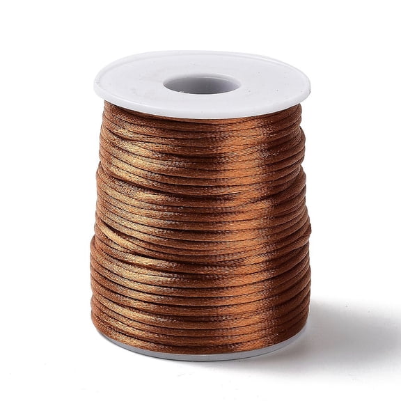 45M Polyester Thread Satin Rattail Cord for DIY Chinese Knot Making Peru 1.5mm 49.21 Yards(45m)/pc