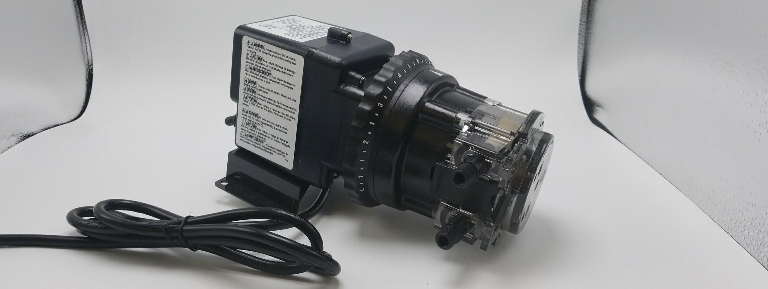 45MHP10 Stenner Adjustable .5 to 10 GPD 120V 100psi 45MJH2 (Motor and Pump Head Only)
