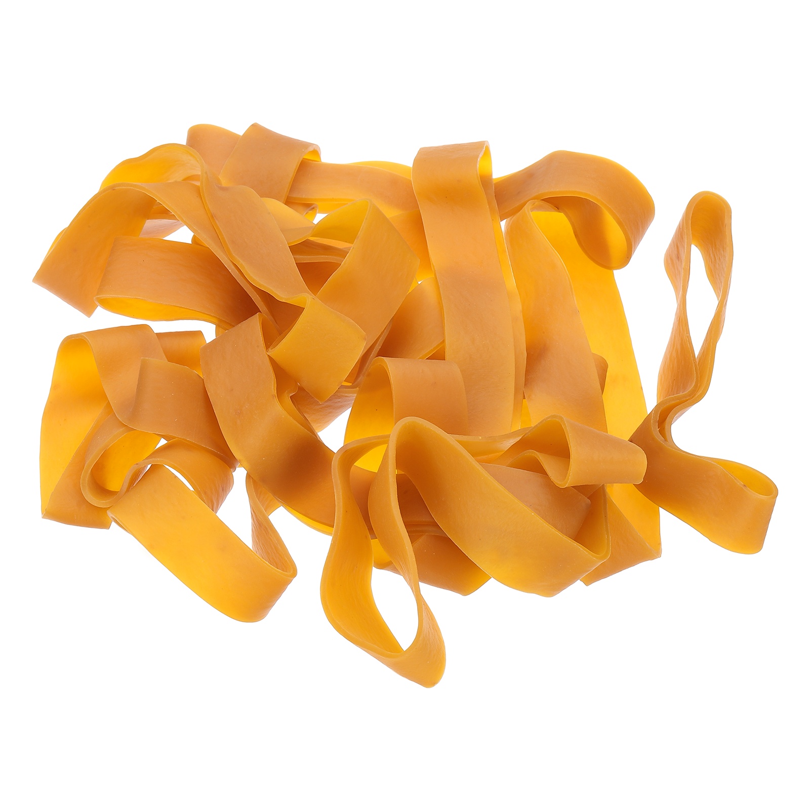 45Pack Rubber Bands, 6.3x0.79 Inch Elastic Bands for Office Supplies, Yellow