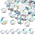 thumbnail image 1 of 45Pcs 3 Styles Self-Adhesive Acrylic Rhinestone Stickers for Crafts Faceted Half Round Clear AB 2~3x0.6cm, 1 of 6