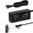 thumbnail image 1 of 45W 19.5V 2.31A for HP Laptop Charger Blue Tip, HP Pavilion x360 11 13 15, Zbook 14u G4 G5 15u 15 G3, 15-f111dx 15-f211wm 15-f233wm 15-f278nr 15-r052nr 15-r132wm with Power Cord, 1 of 6