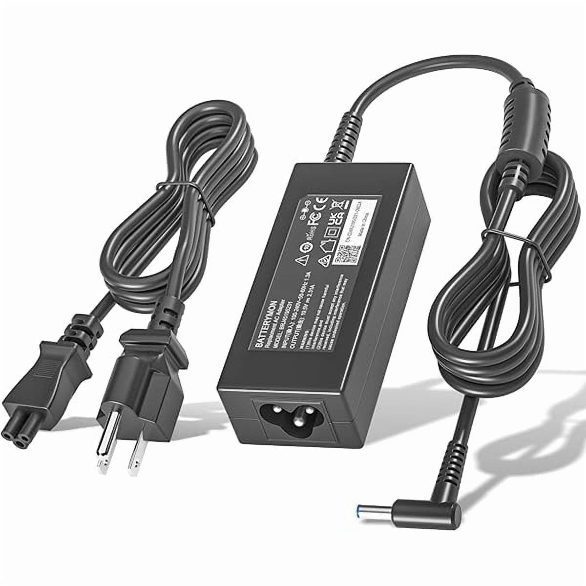 45W 19.5V 2.31A Laptop Power Adapter Charger for HP 741727-001 721092-001 719309-001 HSTNN-DA40 ADP-45WD B, Pavilion TouchSmart 11 13 15 Stream 14 13 11 Notebook Charging Cord with Blue Tip, 45W max