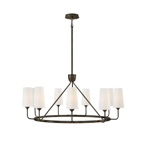 45W 9 Led Medium Pendant in Traditional Style-17.25 inches Tall and 37.25 inches Wide-Black Oxide Finish Bailey Street Home 81-Bel-4947994