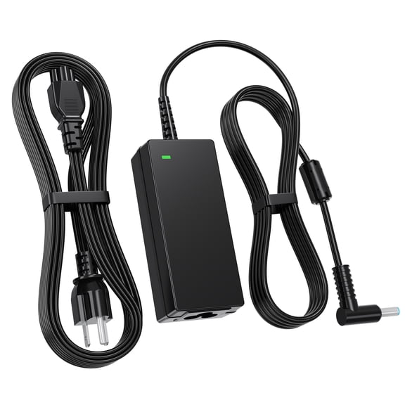 45W AC Adapter Charger for HP Pavilion x360 11 13 15 17, Envy X360 13 15, Zbook 14u G4 G5 15 G3, Elitebook 840 850 845 820 G3 G4 G5 G7 G8 G9, ProBook 640 650 450 430 440 Power Cord Blue Tip