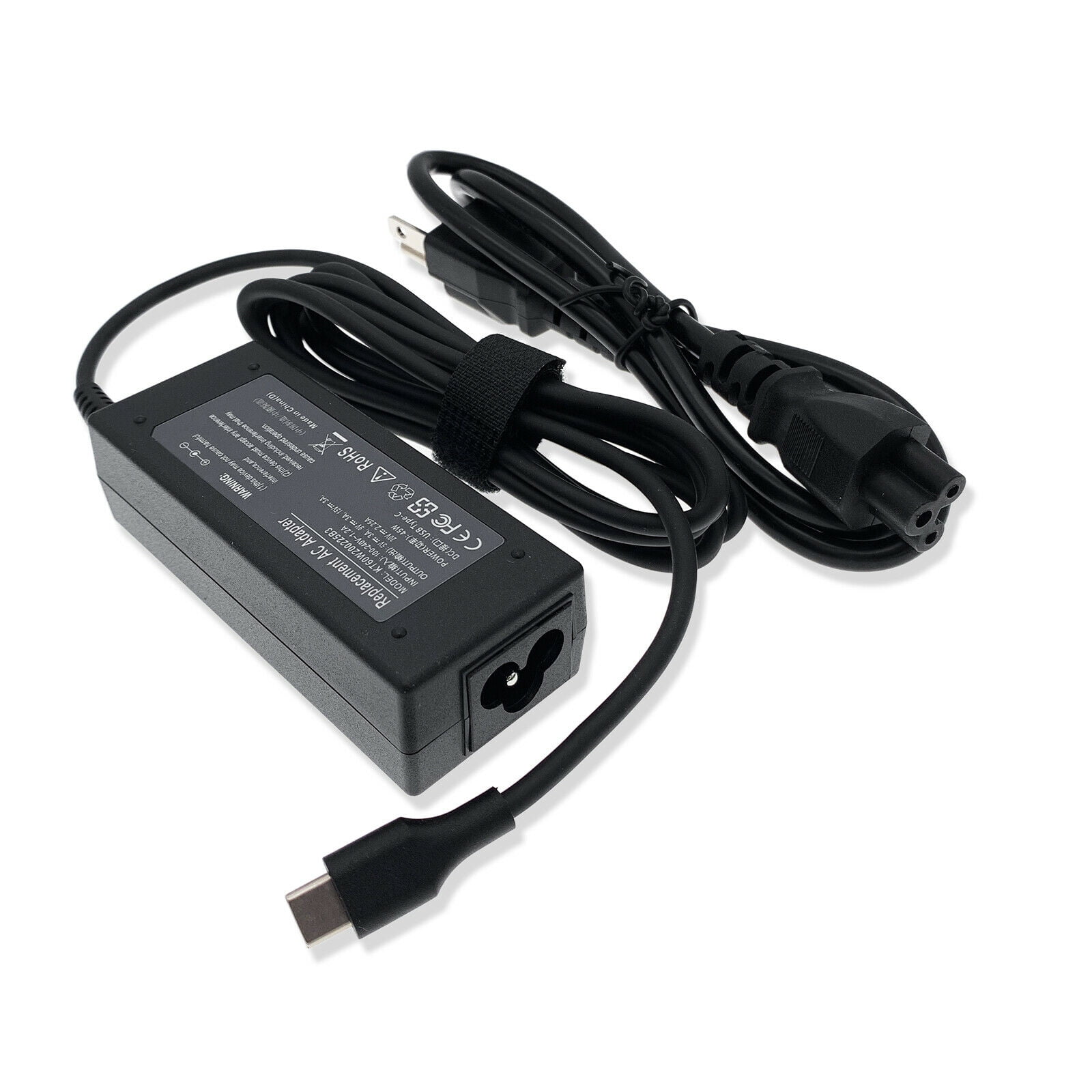 45W Ac Power Adapter Charger Cord for Samsung Chromebook 4 XE310XBA
