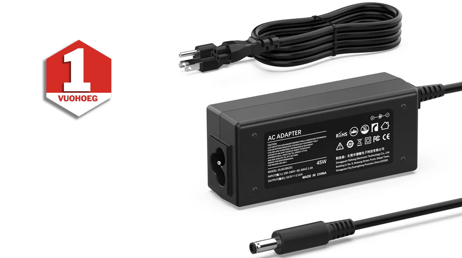 45W Dell Laptop Charger Replacement laptop power AC Adapter Charger for