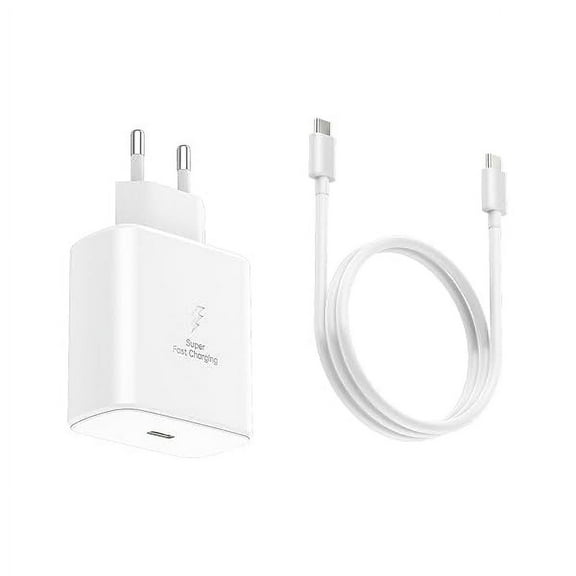 45W Europe Super Fast Charger European Travel Plug Adapter for Samsung Galaxy S25 S24 S23 S22 S21 Ultra Plus iPhone MacBook iPad EU International Adaptor USB C Wall Charger PD PPS Italy Spain Euro
