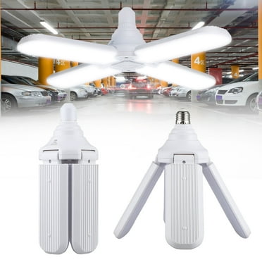 45W LED Garage Lights, 3 LED Heads Foldable Trilright Garage Ceiling Lighting 3200LM 6500K White LED Shop Light, Deformable LED Garage Ceiling Lighting Bulbs Workshop Light for Workbench