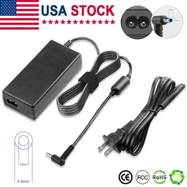 45W Laptop Charger For HP Pavilion 15-F Series – 19.5V 2.31A – 4.5x3.0mm Tip – 1-Year Warranty