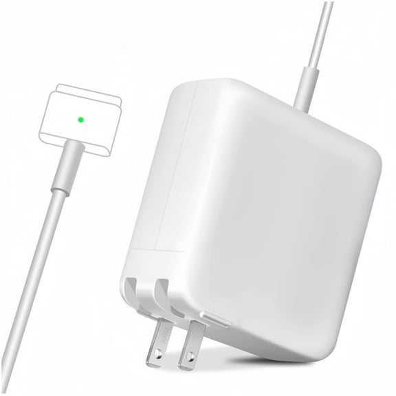 45W Laptop Power Adapter T-Tip Magnetic Charger Replacement Fast Charging Supply Compatible with MacBook Foldable Plug