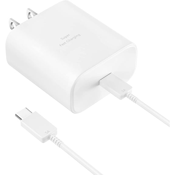 45W PD Wall Charger Power Adapter with 6ft Long Cable for Google Pixel 10 Pro XL - Super Fast Wall Charger  Compact, Energy-Efficient USB C Charger for iOS & Android - White