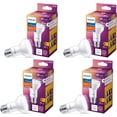 thumbnail image 1 of LED 45W R20 4-Pack Ultra Definition Soft White (2700K) 450 Lumen (5.5W = 45W) Dimmable Frosted Flicker-Free Light Bulbs, 1 of 5