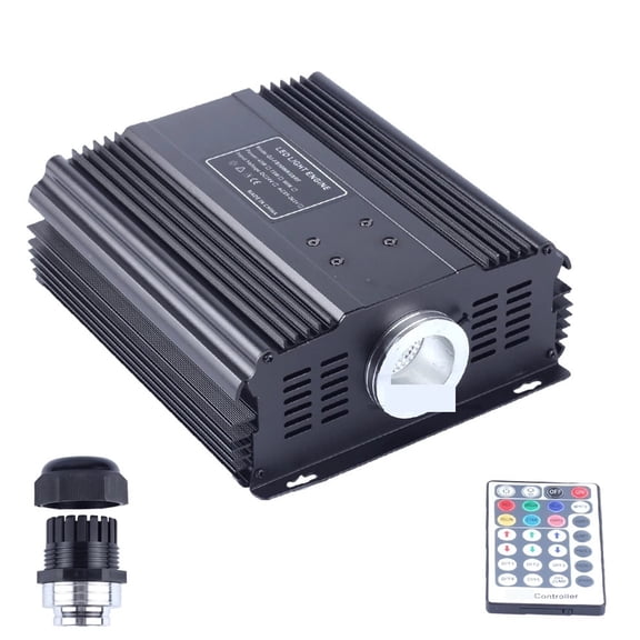 45W RGB Fiber Optic Engine Remote Control LED Light Source Available For Optical Fiber Cable Ceiling Lighting Driver ,Romantic Atmosphere