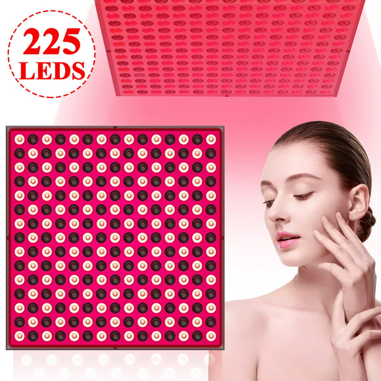 Lil Parlament Wedge 45W Red LED Light Therapy Panel, Deep Red 660nm and Near Infrared 850nm LED  Light Therapy Combo, for Face Body Skin Health, Improve Sleep, Pain Relief,  Anti-Aging - Walmart.com