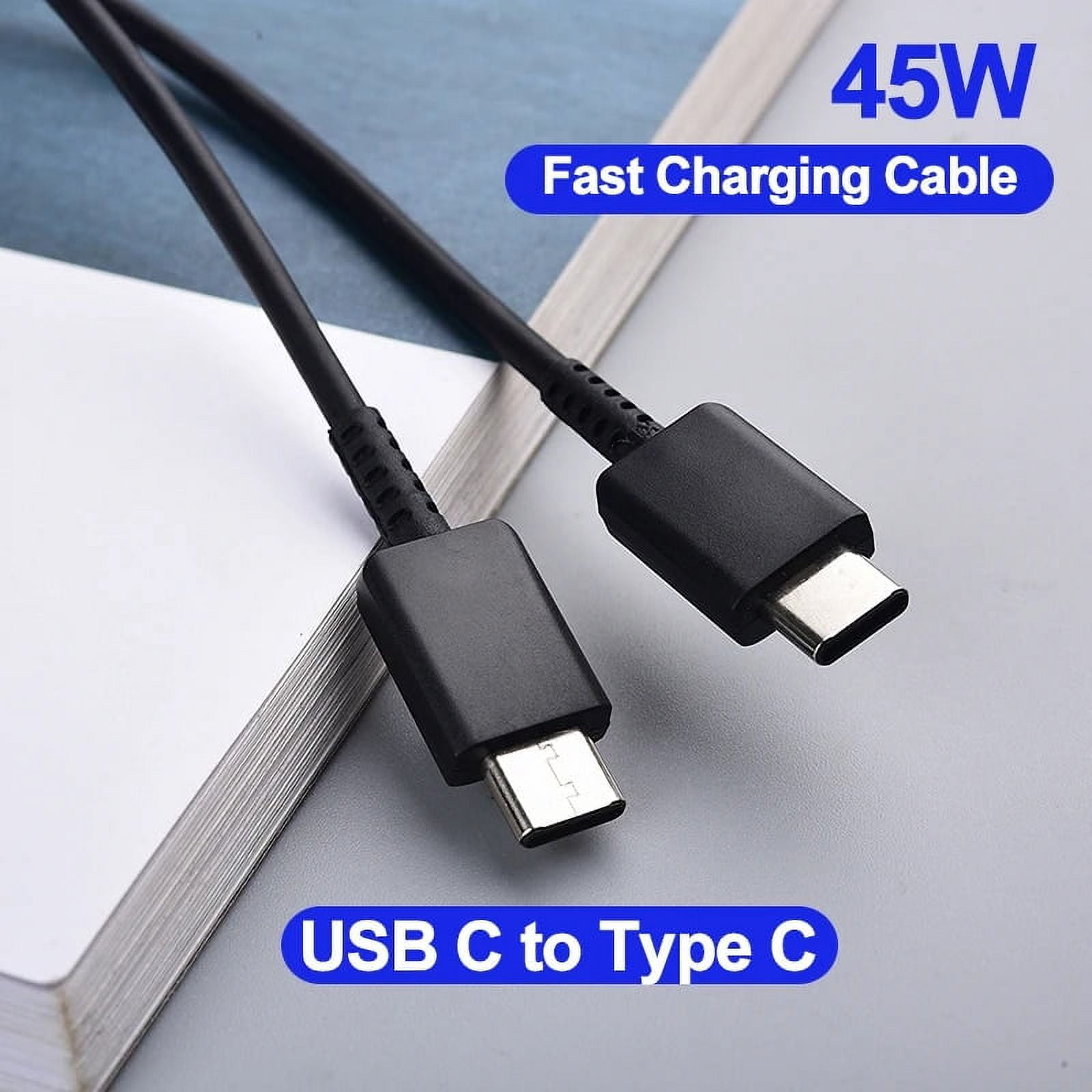 45W Super Fast Charging Cable For Samsung Galaxy S20 S21 S22 S23 Ultra