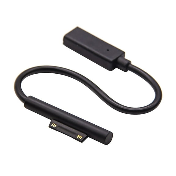 45W Type C USB-C Female Input to Surface Power PD Charge Cable fit for Microsoft Surface Pro 4/5/6/Go