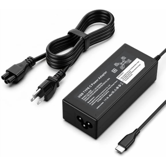 45W USB C Chromebook Laptop Charger Replacement for HP, Type C PD AC Power Adapter Compatible with All HP USB-C Chromebook & Laptops