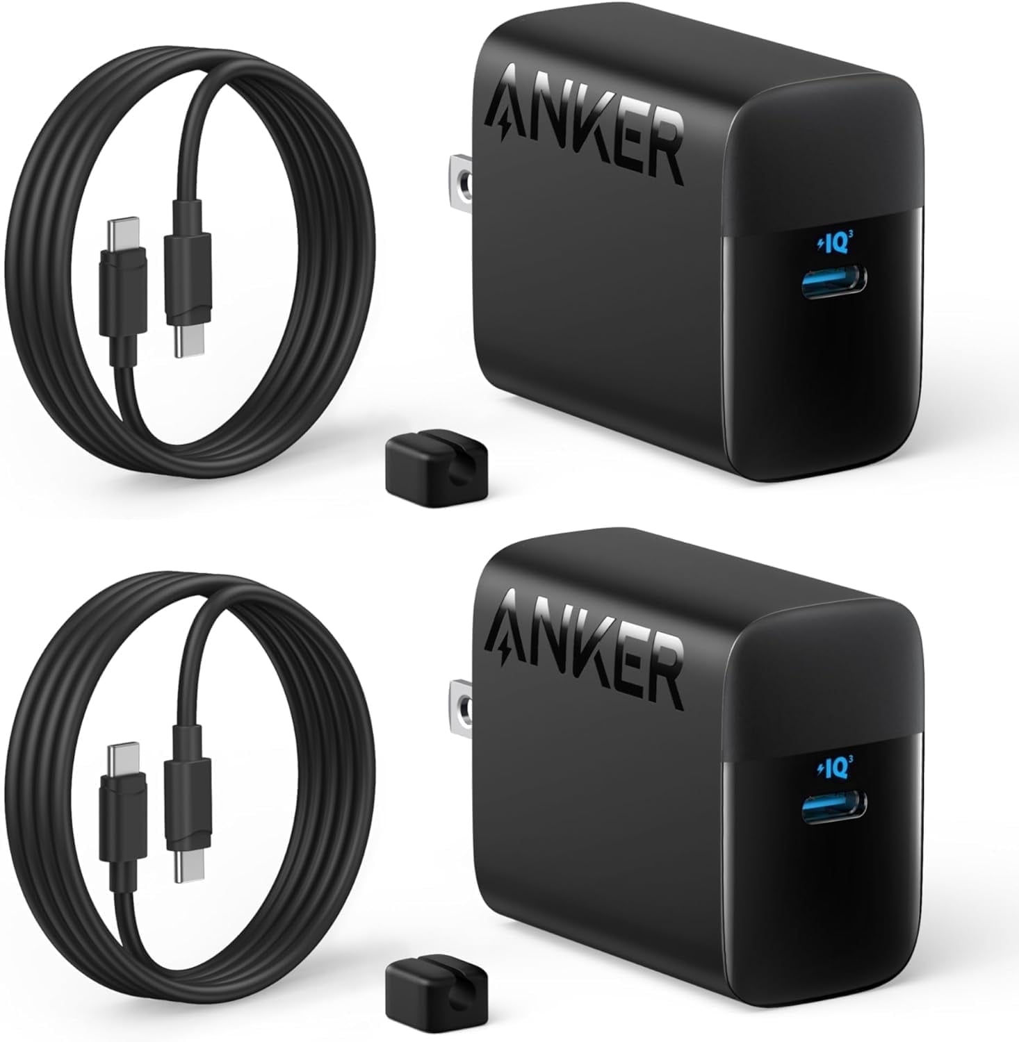 45W USB-C Super Fast Charger, Anker Charger with USB-C Cable, Supports PPS Fast Charging(Black)