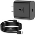 thumbnail image 1 of 45W USB C Super Fast Charger for Nokia C100 Super Fast PPS Wall Charger with 6ft USB C Cable - Black, 1 of 5