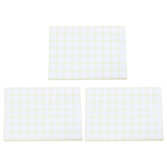 45X 19mm Circles Round Code Stickers Self Adhesive Sticky Labels White