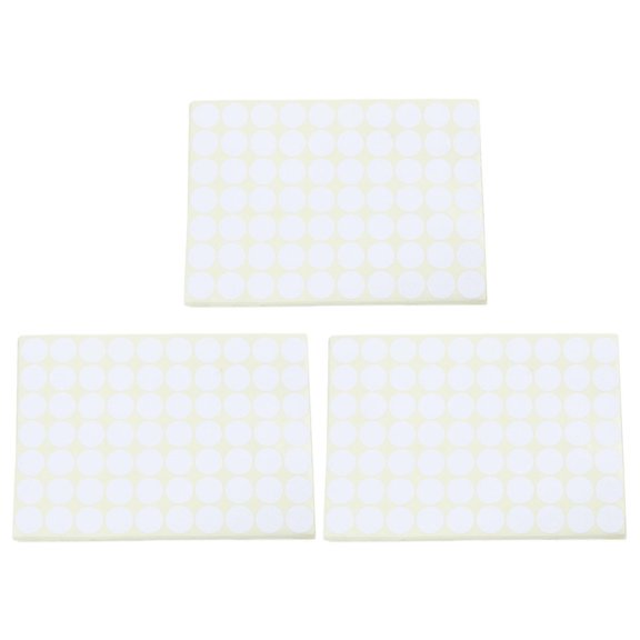 45X 19mm Circles Round Code Stickers Self Adhesive Sticky Labels White