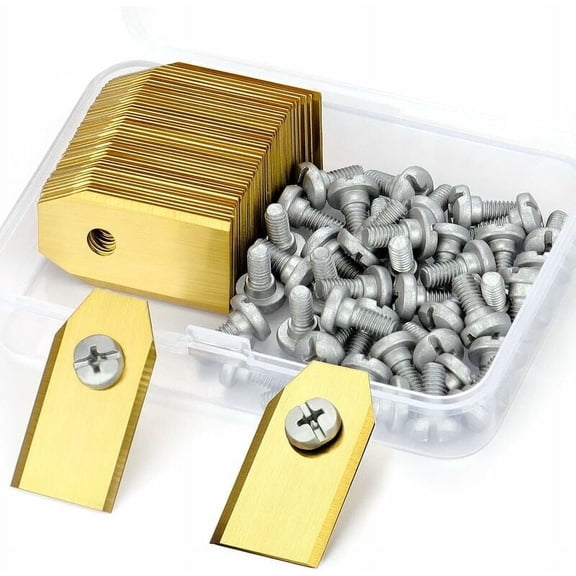 45X Titanium Knife Blades For Husqvarna Automower Knife For Husqvarn Mower / Yardforce/Gardena Robotic Lawnmower (3G.0.75Mm) Incl. Gardena Replacement Knife