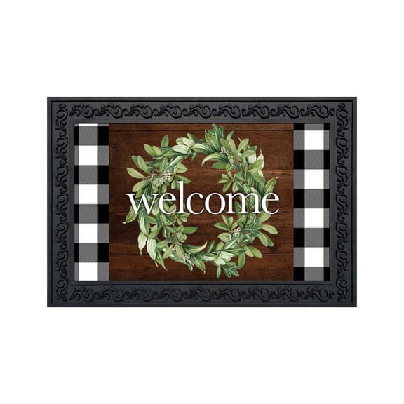 45X75Cm Carpet, Welcoming Spring Decoration Door Mat Anti Slip Bottom Carpet Spring Welcome Spring Indoor and Outdoor Decoration Doormat Carpet