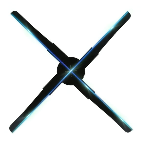45cm 3D WiFi Hologram Projector LED Fan Holographic Advertising Machine Imaging Lamp Remote Hologram Player For Advertisements ,Easy to Operate