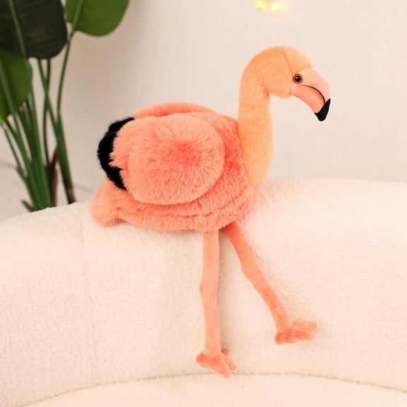45cm Adorable Flamingo Plush Toy Soft Plush Stuffed Animal Flamingo Pillow Room Decoration Birthday Gift