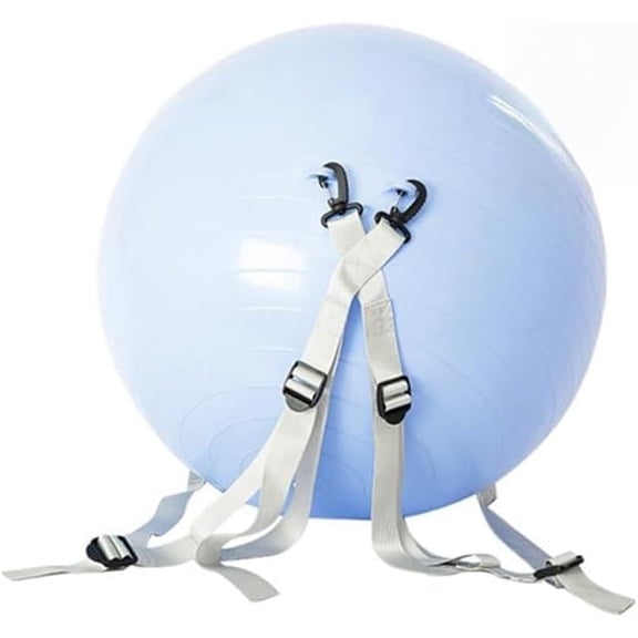 45cm Anti-Burst Exercise Ball with Straps for Backflip Training, Yoga & Fitness