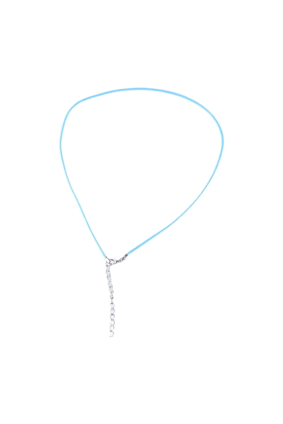 45cm Braided Adjustable Leather Rope Wax Cord Handmade Necklace Pendant Lobster Clasp String Cord Jewelry Chains