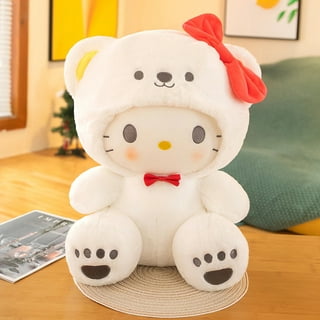 Kawaii Sanrio Hello Kitty Kuromi My Melody Cinnamoroll Plush Toy Peluches  Doll Pillow Gifts For Girl Cute Room Decor Accessories