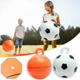 thumbnail image 1 of 45cm Large Bouncy Ball with Handle, Funny Inflatable Exercise Space Play Toy for Kids & Adult, Durable Bouncing Game Supplies, Outdoor Jumping Ball for Family Game, 1 of 5