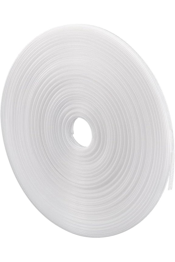 45m Polyester Boning for Sewing 6mm Through High Density Polyester Corset Boning for Sewing Garment Accessories Bra Boning Tool for Corsets Bridal Gowns Evening Gowns Lingerie Hats Clear Polyester