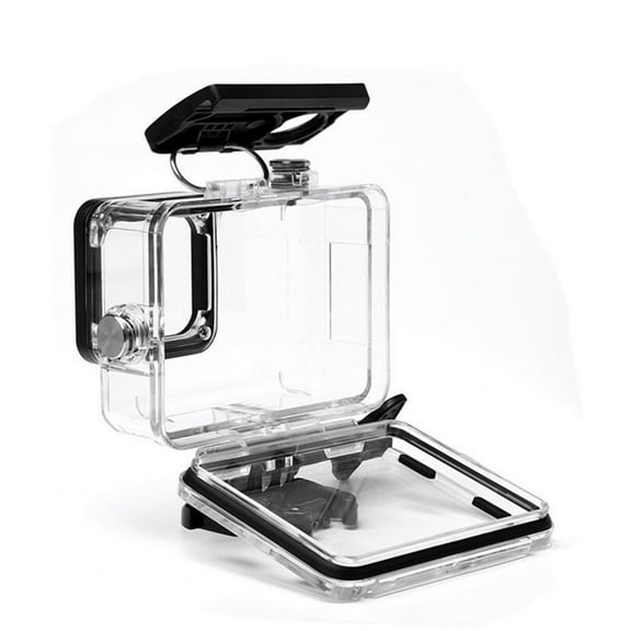 45m Waterproof Case for GoPro Hero 9/10 Black High-Toughness Acrylic & 9H Tempered Glass