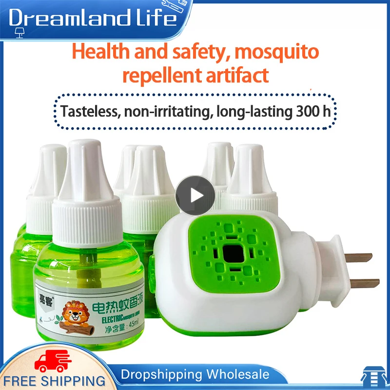 45ml Electric Mosquito Liquid Portable Insect Repellent Heater Mosquito