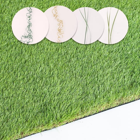 45mm 4FTX6FT Artificial Grass - Realistic Fake Turf Grass Outdoor with & Fire Resistance for Landscaping, Yards, Balcony and Pets