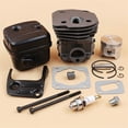 thumbnail image 1 of 45mm Cylinder Piston Exhaust Muffler Bolt Motor Set for Husqvarna 353 340 346 346XP 350 351 345 Chainsaw Engine Rebuild Kit 537253002, 1 of 6