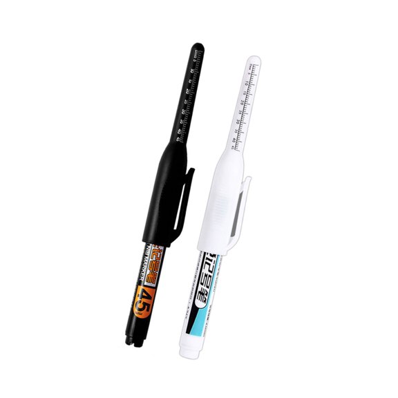 45mm Long Tip Marker Water Resistant Drill Hole Marking Pen for Woodworking