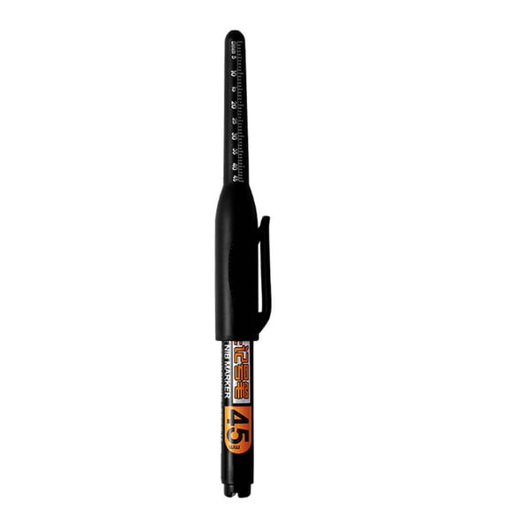 45mm Long Head Woodworking Marker Water Resistant Long Nose Markers Pen for Marking Hard to Reach Place