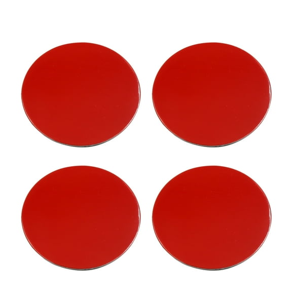 45mm Red Car Wheel Center Hub Cap Sticker Emblem Badge Decal Description 4pcs