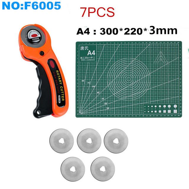 45mm Rotary Cutter, Soft Grip Comfort Loop Handle Roller Knife Self