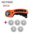 45mm Rotary Cutter, Soft Grip Comfort Loop Handle Roller Knife Self