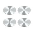 thumbnail image 1 of 45mm Silver Tone Car Wheel Center Hub Cap Sticker Emblem Badge Decal Description 4pcs, 1 of 3
