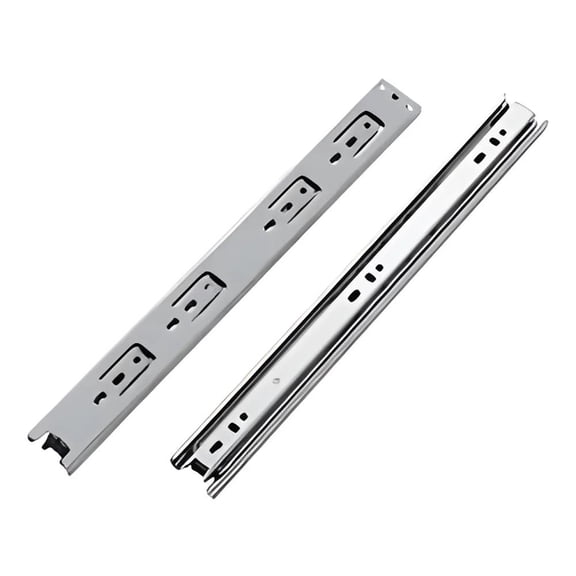 45mm Sliding Drawer Track Waterproof Stainless Steel 50KG Kitchen Cabinet 3 Thickened BallBearings